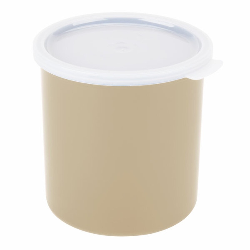 1.2 Qt Beige Crock with Lid