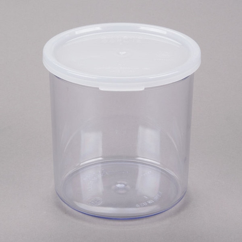 1.2 Qt. Clear Round Crock with Lid