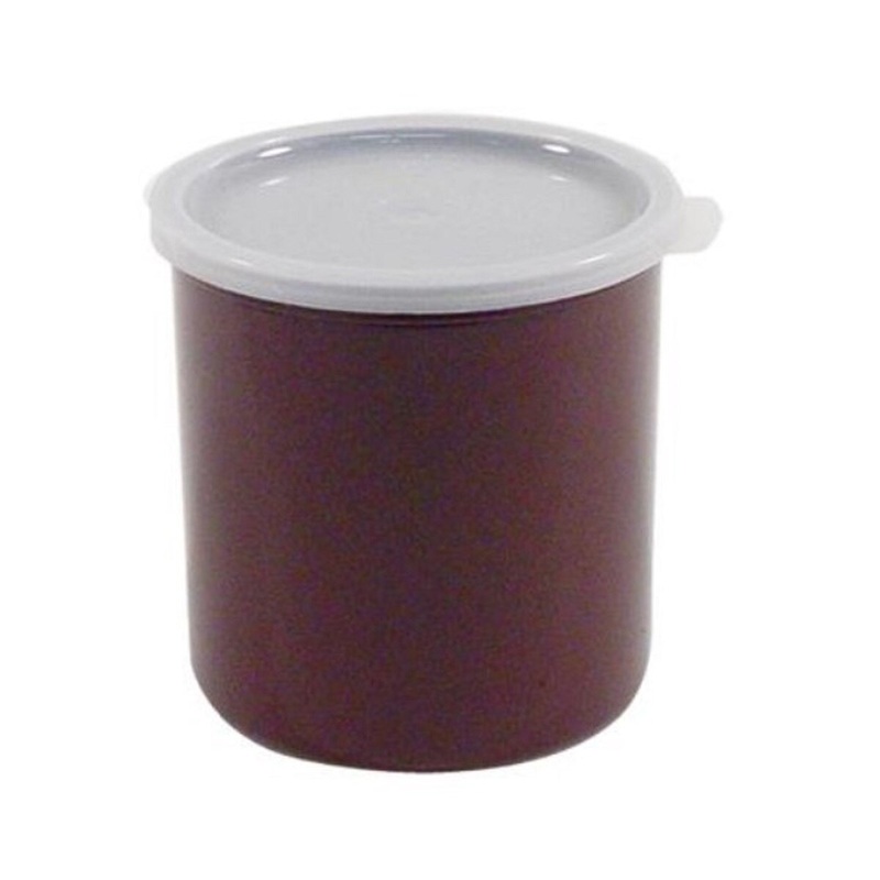 1.2 Qt Red/Brown Crock w/Lid