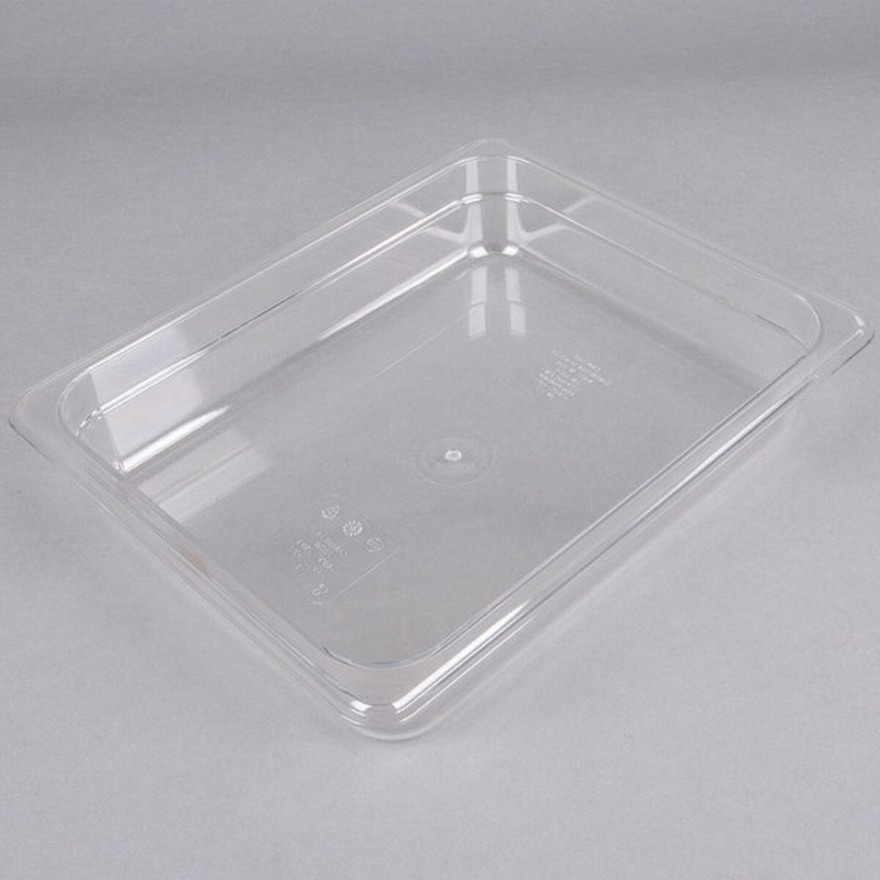 1/2 Size Clear Polycarbonate Food Pan – 2 1/2 Deep