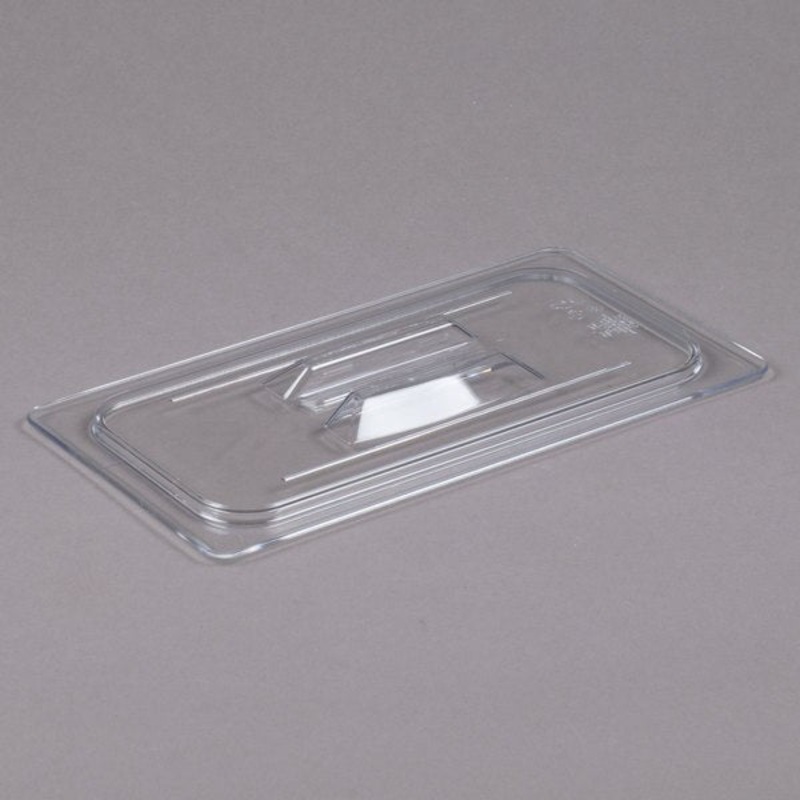 1/3 Size Clear Polycarbonate with Handle Lid