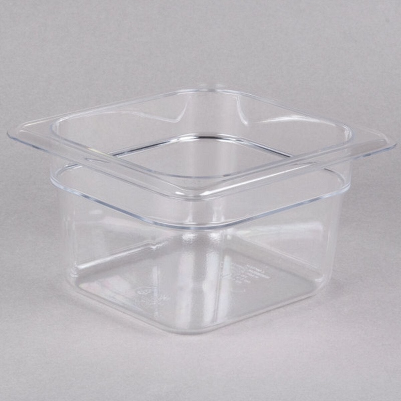 1/6 Size Clear Food Pan – 4 Deep