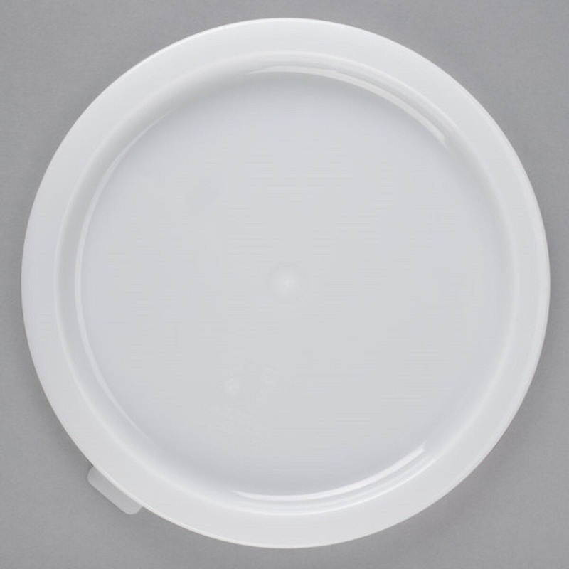 12, 18, 22 Qt. White Round Lid