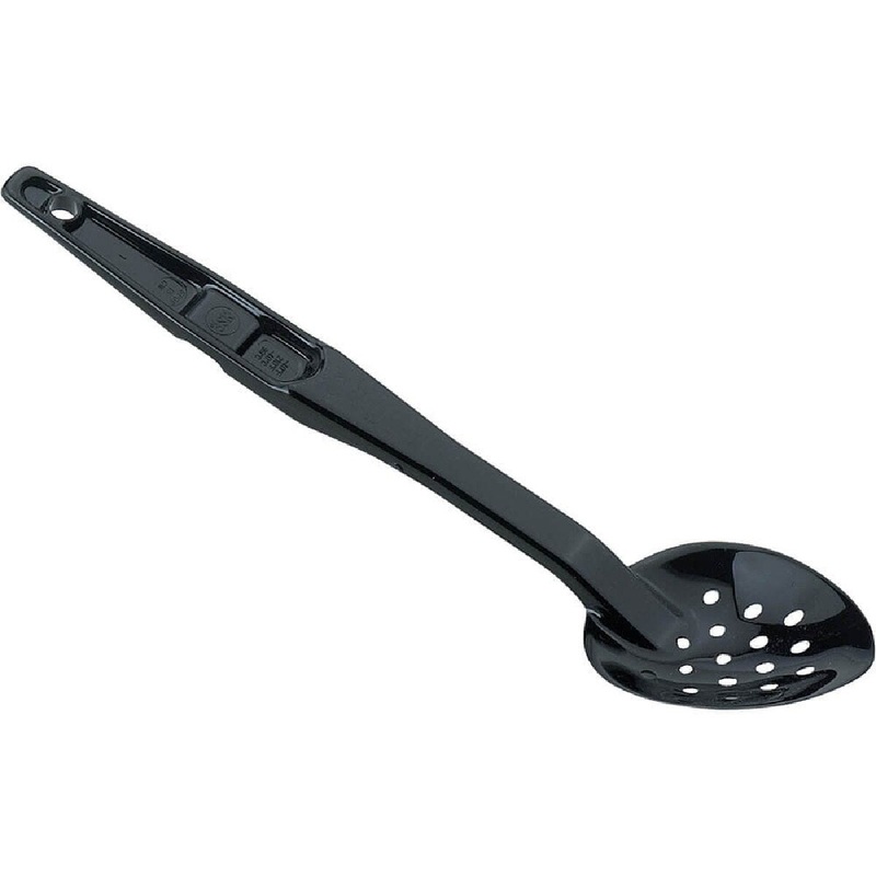 13 Perf Black Serving Spoon