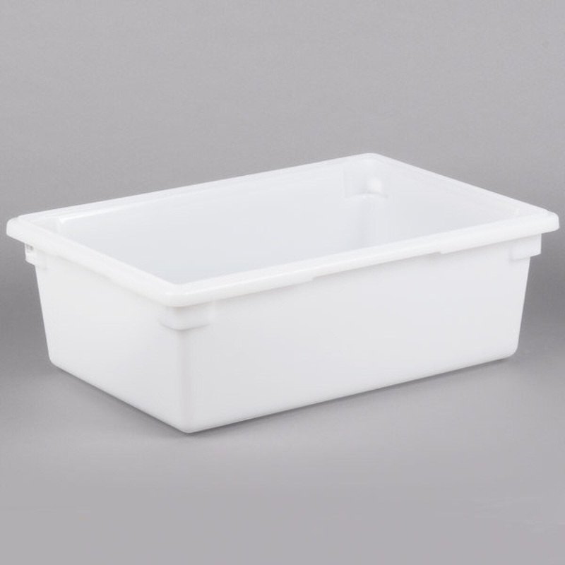18 x 26 x 9  White Poly Food Storage Box