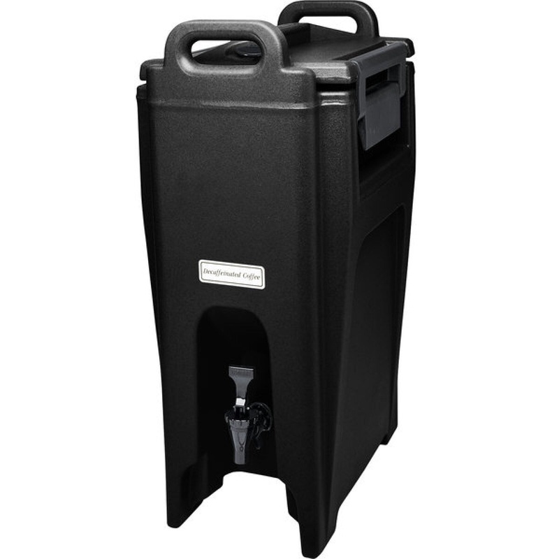 5 Gallon Black Insulated Beverage Dispenser