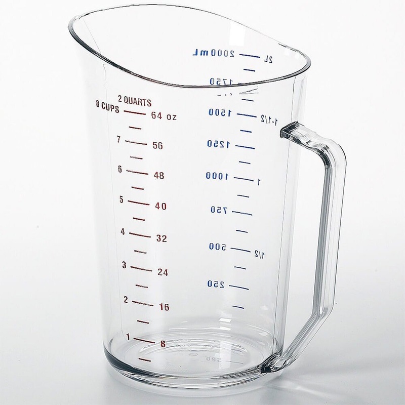Cambro Clear Camwear Measuring Cup – 2 Qt.