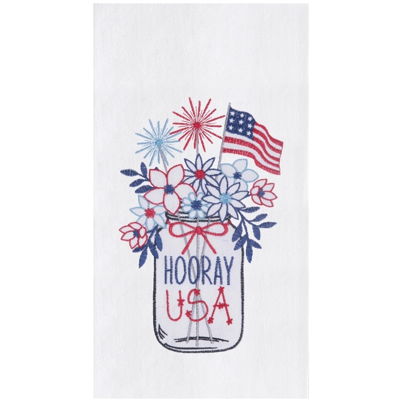 Hooray USA Flowers Towel
