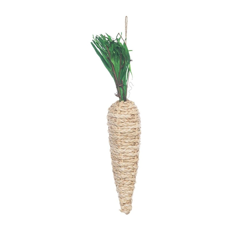 Medium Woven Carrot Figurine