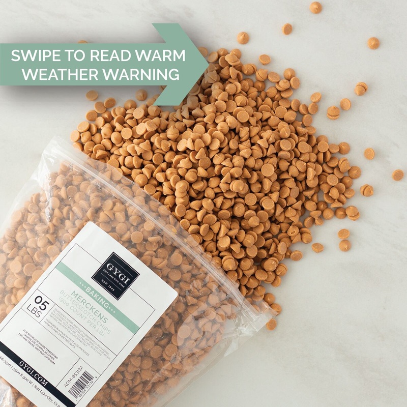 Merckens Butterscotch Chips – 5 lb. Bag