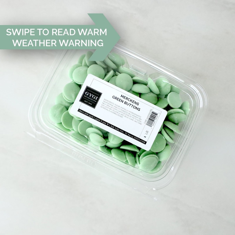 Merckens Light Green Buttons – 1 lb