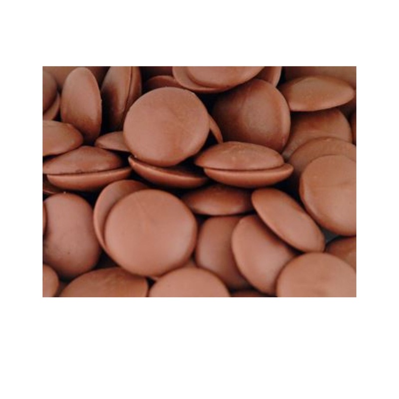 Merckens Lite Cocoa Buttons – 45 lb. Case
