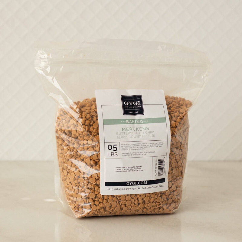Merckens Mini Butterscotch Chips – 5 Lb. Bag