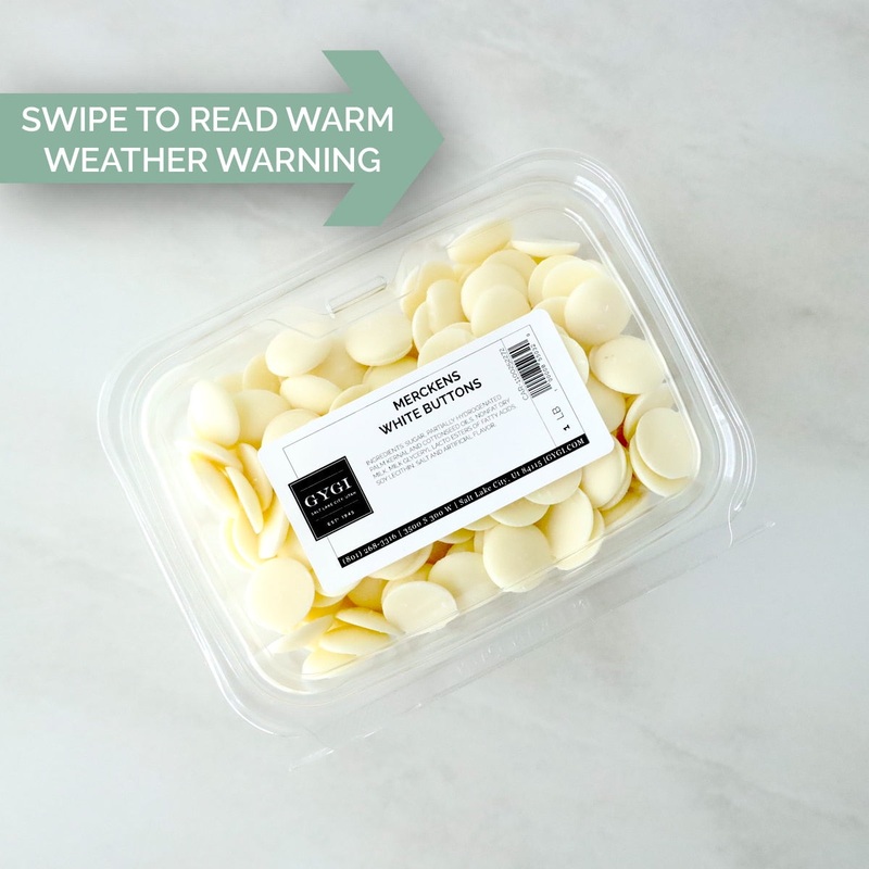 Merckens White Buttons – 1 lb