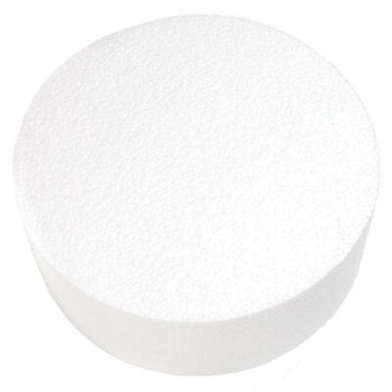 Round Styrofoam Cake Dummies|4×4|6×3|6×4|8×3|8×4|9×3|9×4|10×3|10×4|12×3|12×4|14×3|14×4|16×4|18×4