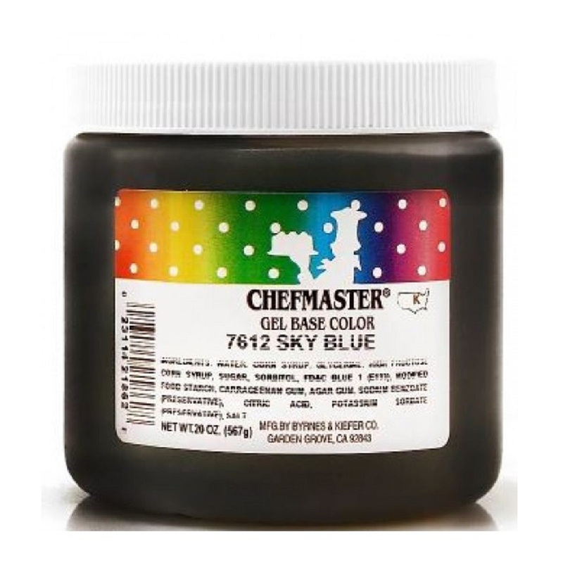 20 oz Sky Blue Gel Paste