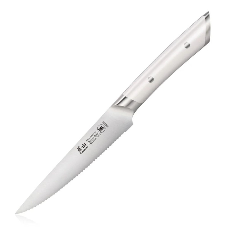 Cangshan Helena White Serrated Utility Knife 5