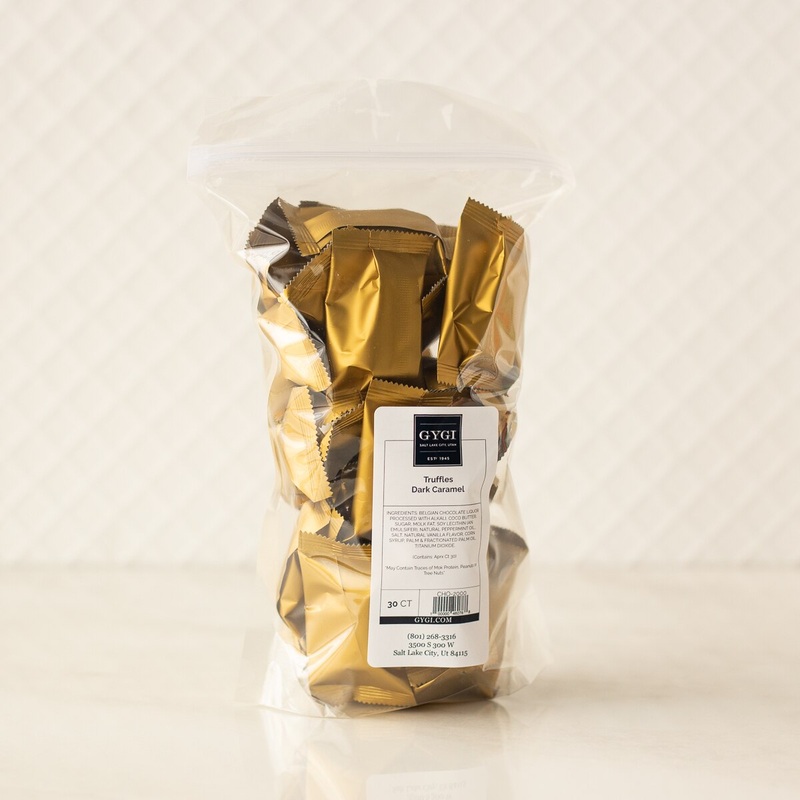 Dark Chocolate Caramel Truffles