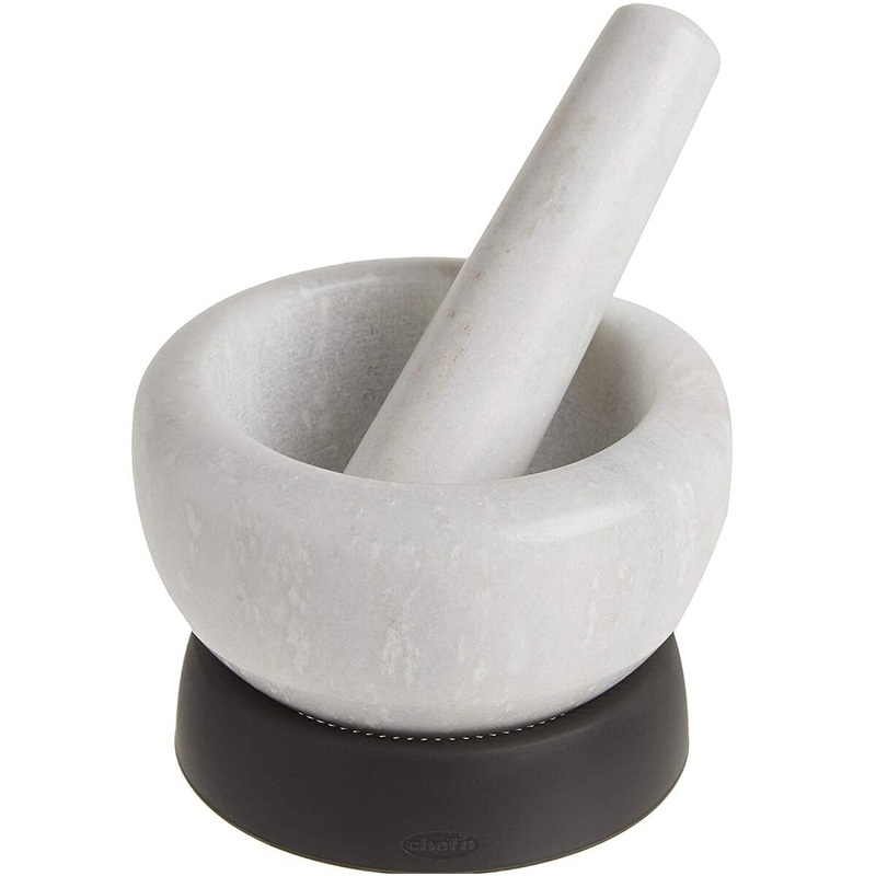 Mortar and Pestle Granite with Silicone Base