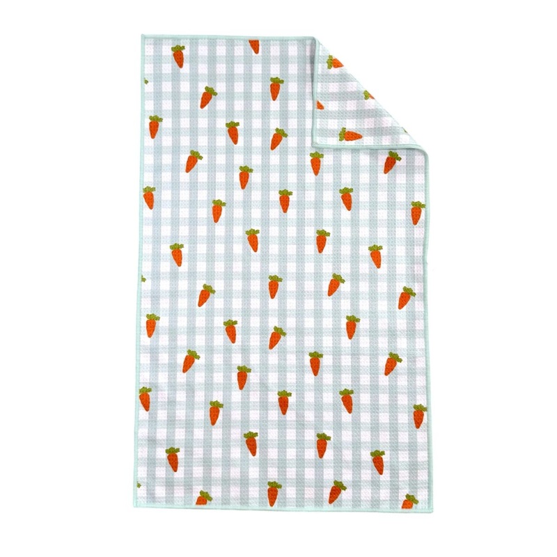 Carrot Top Double-Sided Hand Towel