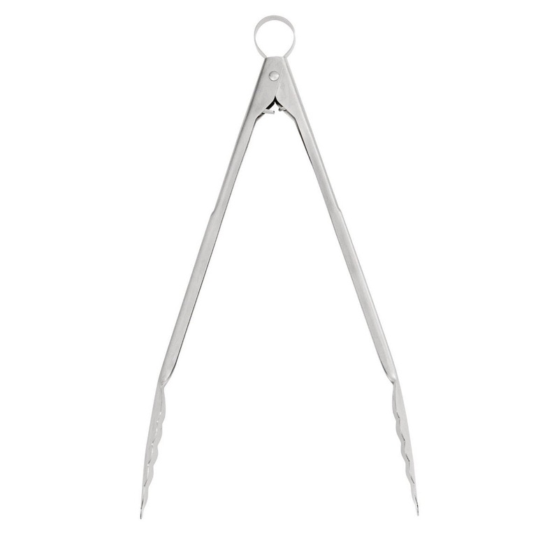 Cuisipro Stainless Steel 12 Locking Tongs