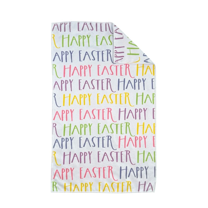 Hoppy Easter Double-Sided Hand Towel