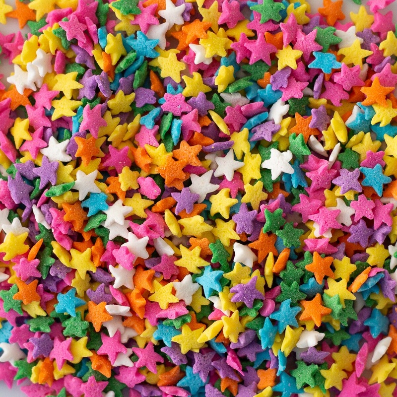 Pastel Star Sprinkles – 1/2 Lb