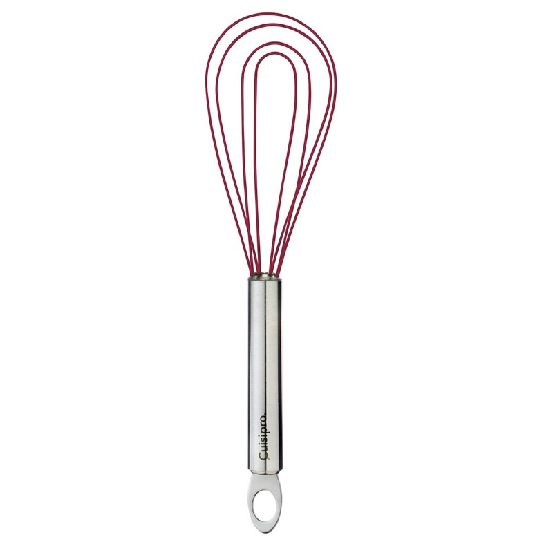 Silicone & Stainless Steel 8 Flat Whisk