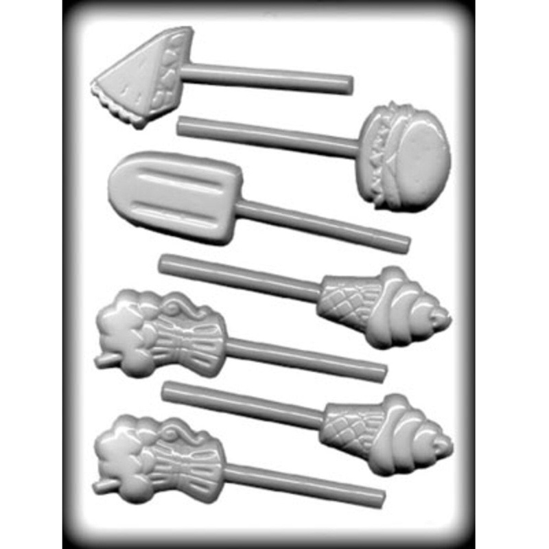 Soda Fountain Treats Sucker Hard Candy Mold 8H-13331
