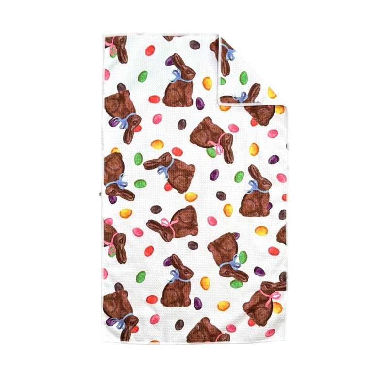 Yummy Chocolate Double-Sided Hand Towel