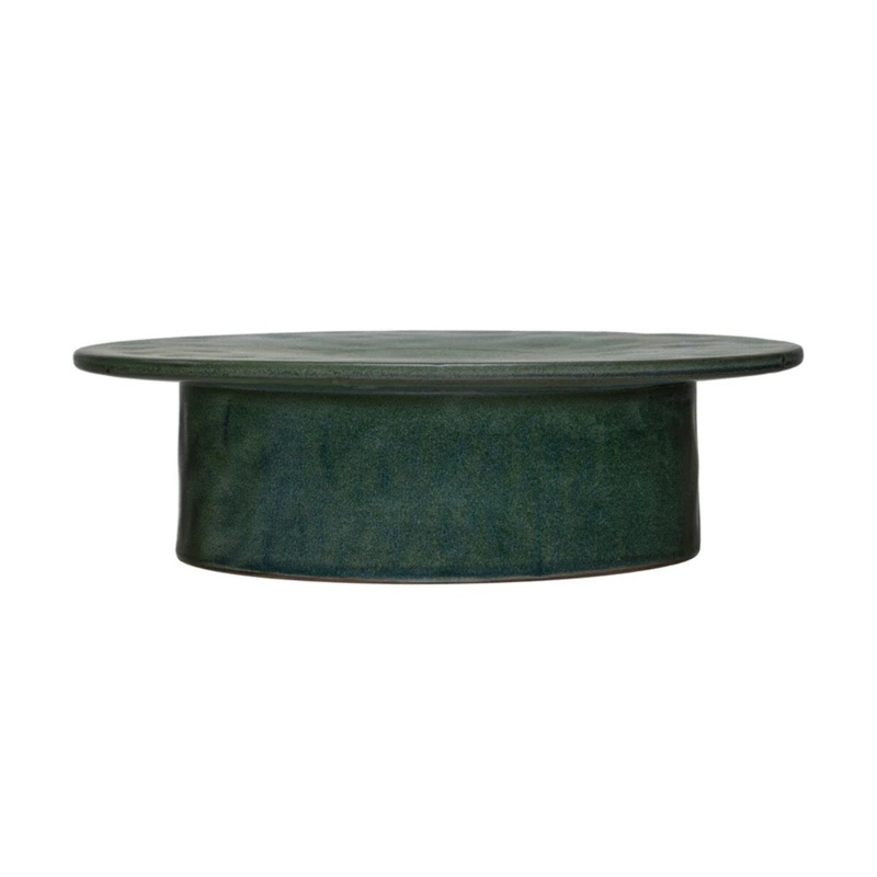 12 Stoneware Bowl w/Pedestal