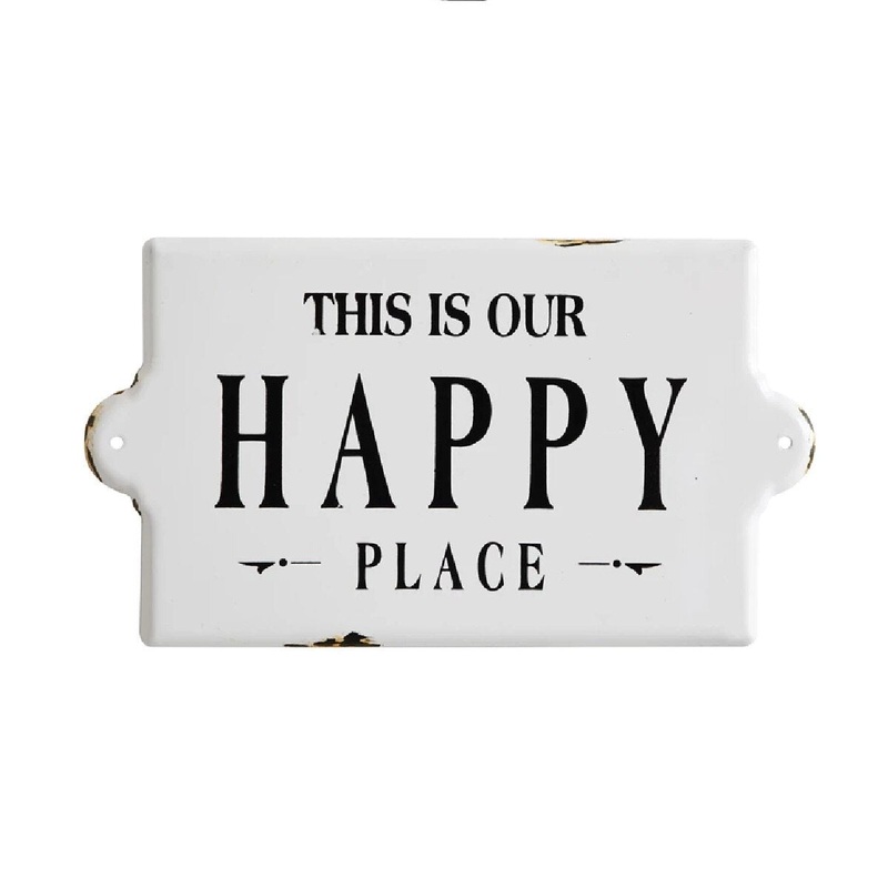 14-1/2 x 8 Enameled Wall Decor