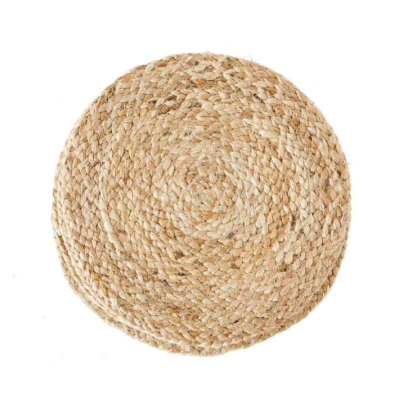 14 Handwoven Round Jute Placemat