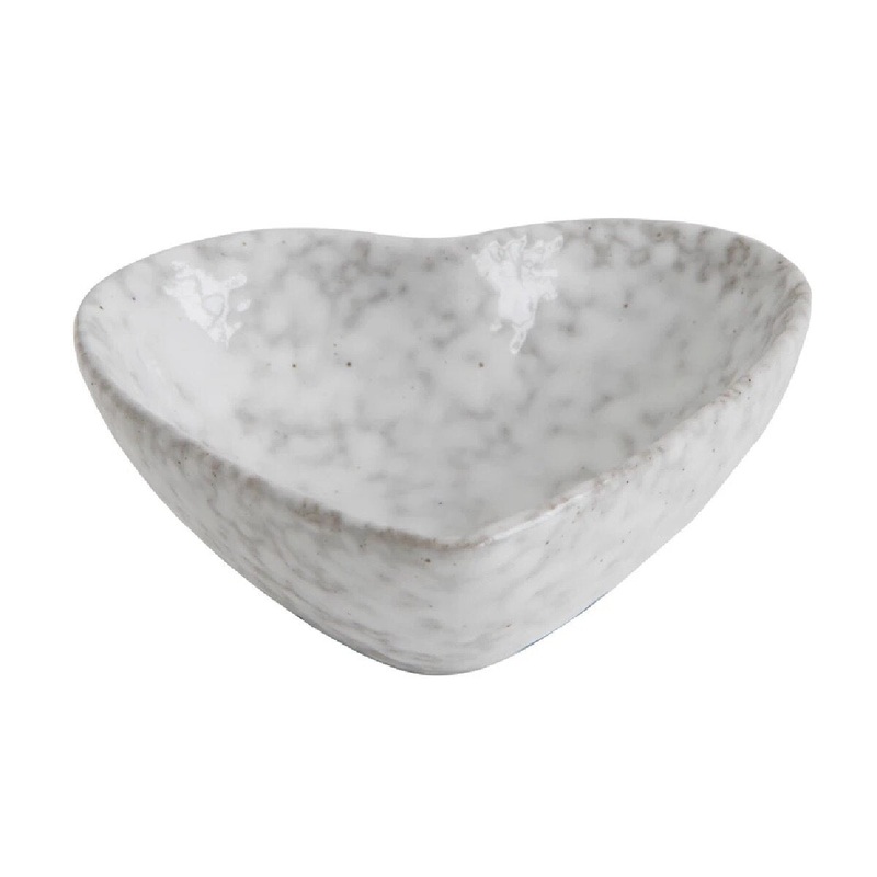 3-1/4 Heart Stoneware