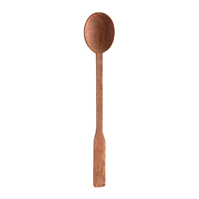 8 3/4 Hand-Carved Doussie Wood Spoon