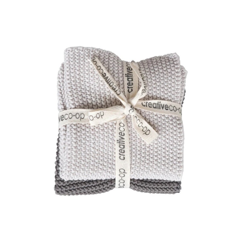Backyard Farmer Cotton Knit Dish Cloths- Set of 2