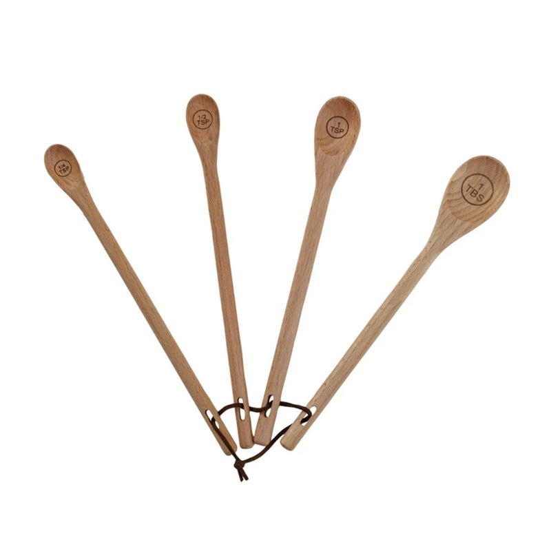 Beach Wood Measuring Spoons