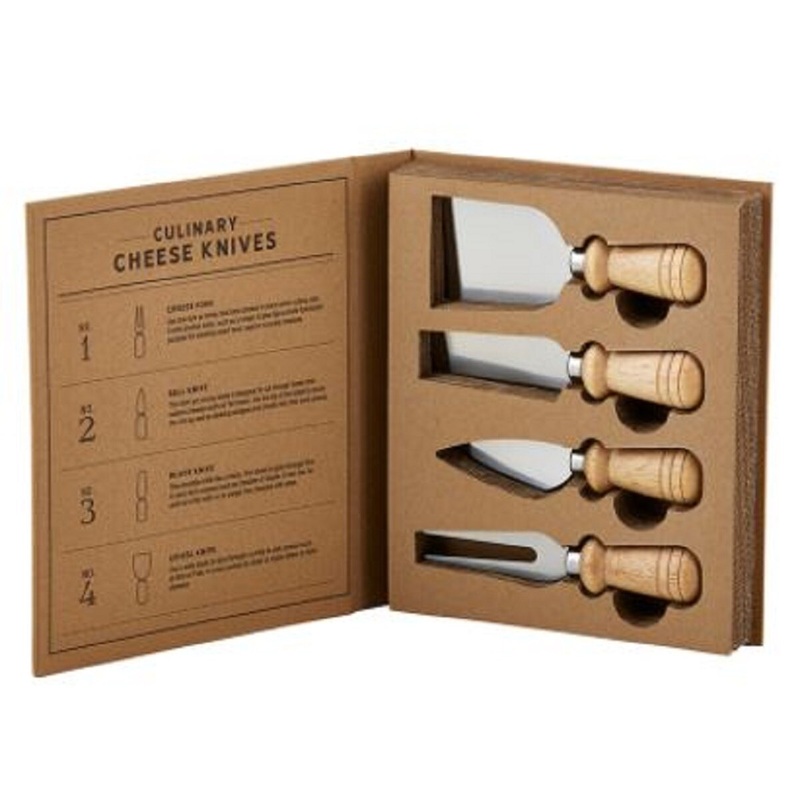 Cheese Knives Cardboard Book Set