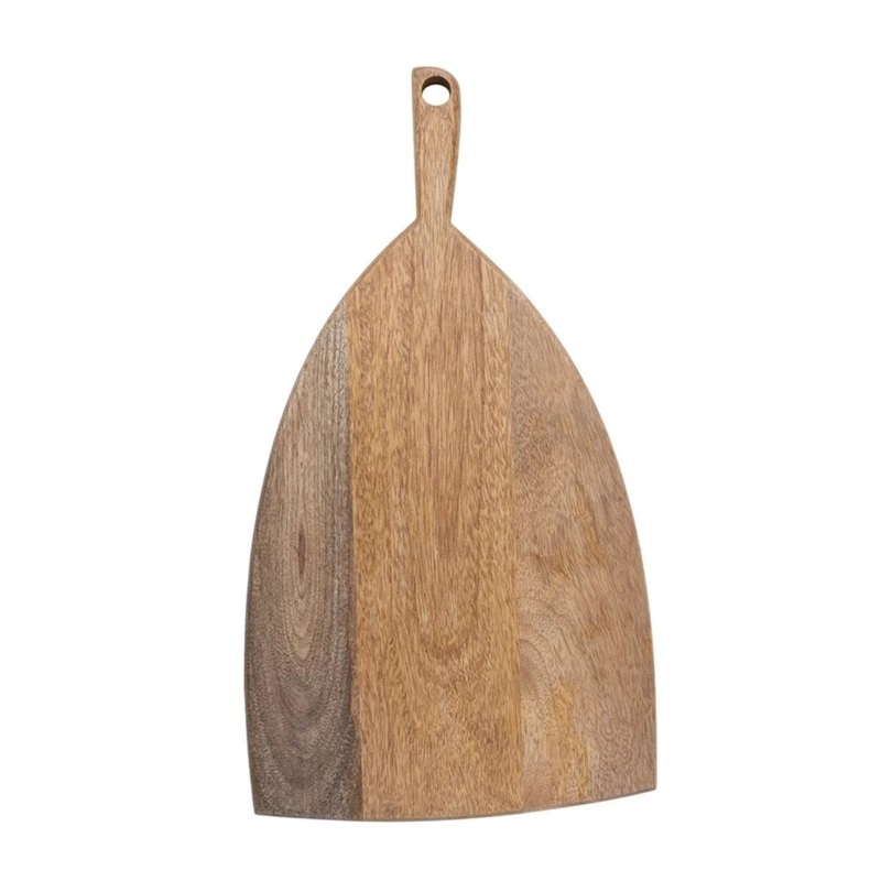 Mango Wood Cheese/Cutting Board w/ Handle