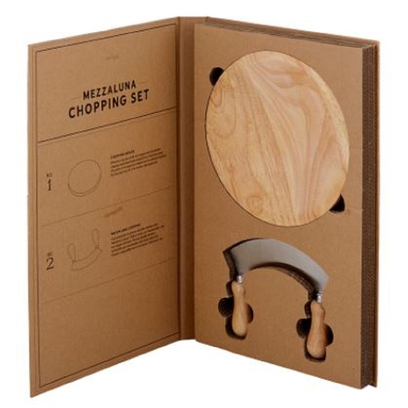 Mezzaluna Chopper- Cardboard Book Set
