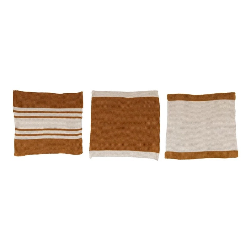 Mustard Dish Cloths in a Bag – Set of 3