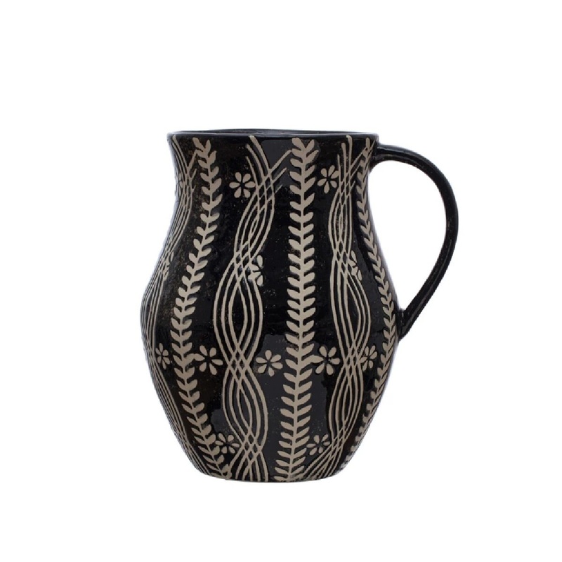 Pitcher w/Floral Pattern