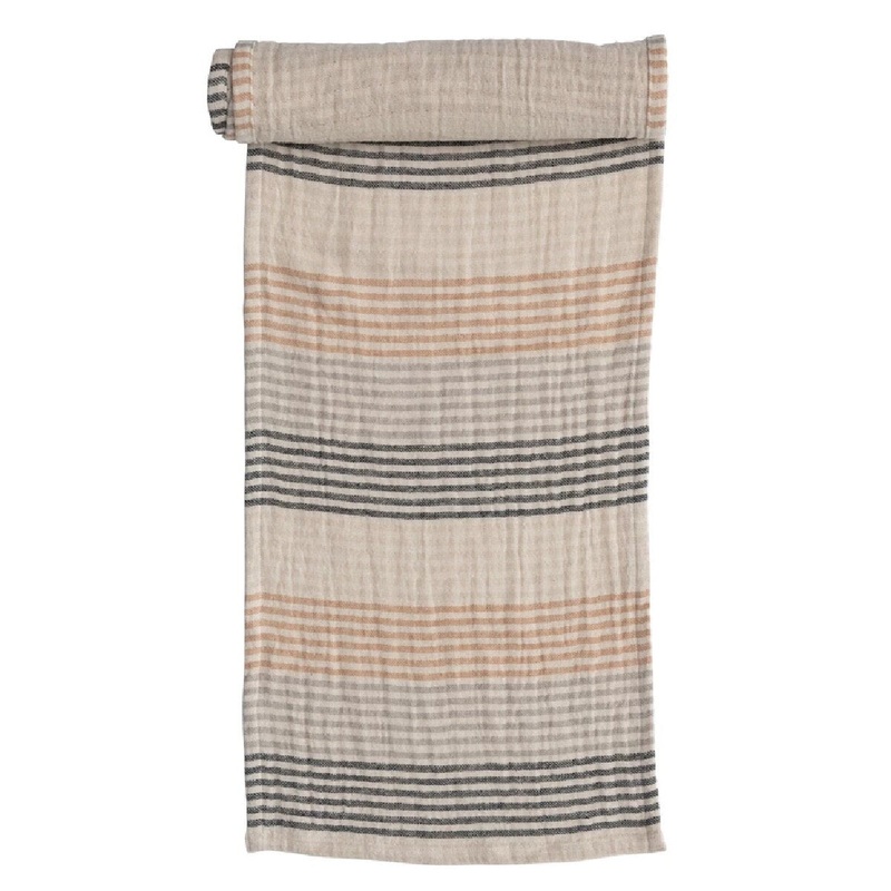 Woven Cotton Double Cloth Yarn Dyed Table Runner