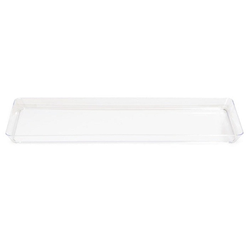 6 x 15.5 Clear Plastic Tray
