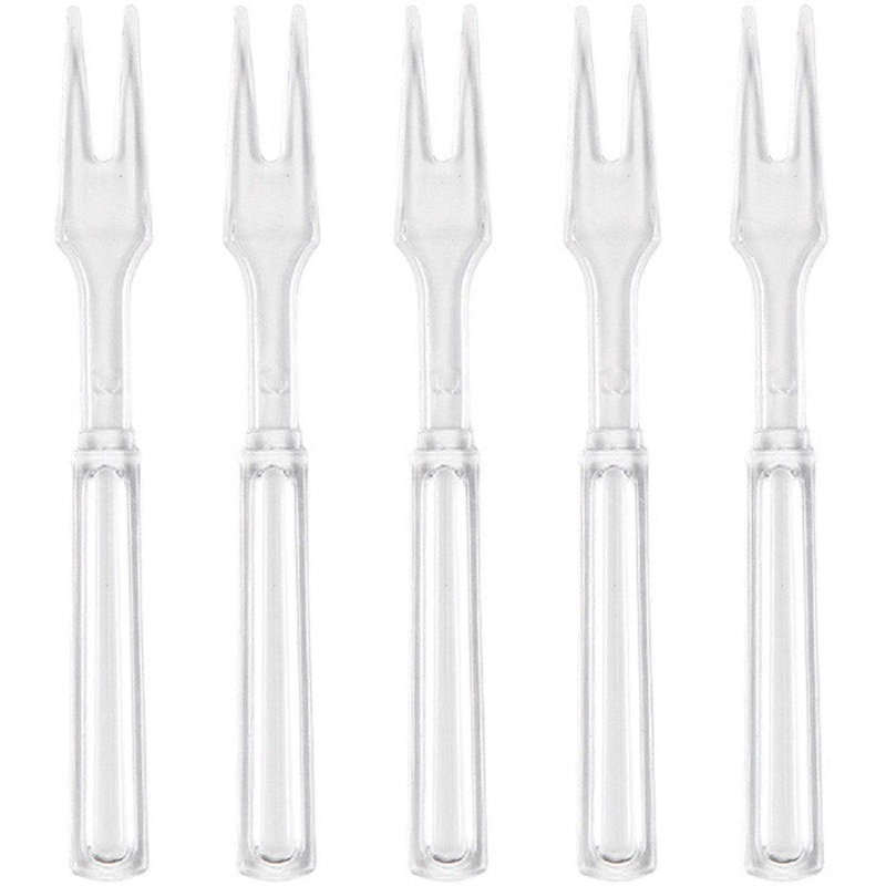 Clear Party Forks