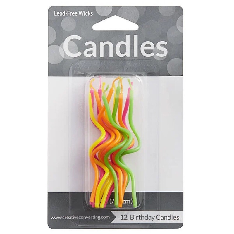 Crazy Curl Candles – Brights