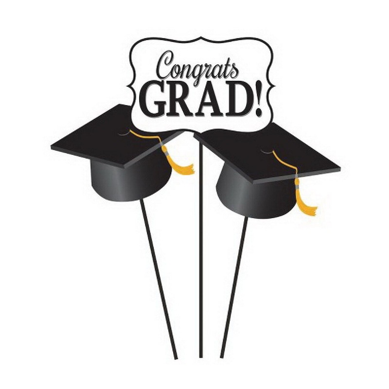 Graduation Centerpiece Sticks