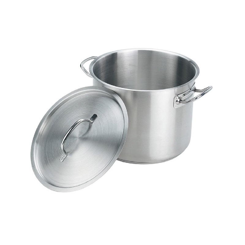 Stainless Steel Clad Stock Pot w/ Cover – 8 Quart