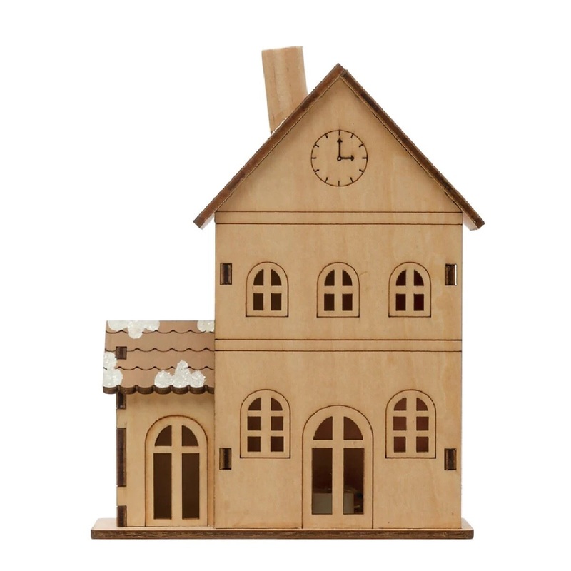 Wood Laser Cut Building