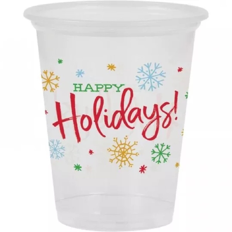 16oz Happy Holidays Cup